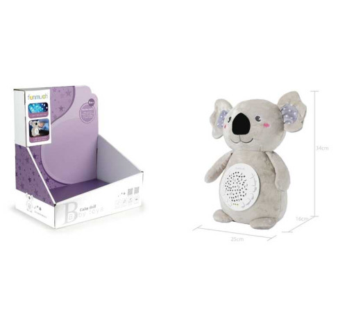 Нічник FM 666-30 (24) "Коала", проєктор зоряного неба, колискові, звуки природи, таймер, в коробці