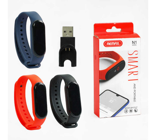 Годинник C 64779 (200) Bluetooth 4.0, кольоровий дисплей, годинник, повідомлення, кроки, серцебиття, музика, в коробці, МІКС