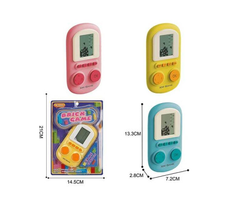 Тетрис XM 0107 B (192/2) 3 кольори, на листі, ВИДАЄТЬСЯ ТІЛЬКИ МІКС ВИДІВ