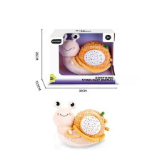 Нічник YT 24-14 (36/2) “Равлик”, висота 23см, проєктор зоряного неба, мелодії, режими гучності, зміна кольорів підсвічування, на батарейках, в коробці