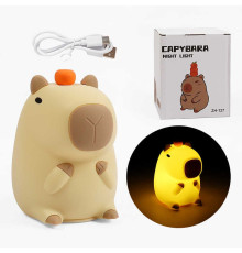 Нічник C 71574 (80) 7 кольорів підсвічування, USB Type-C, таймер, силіконовий, в коробці