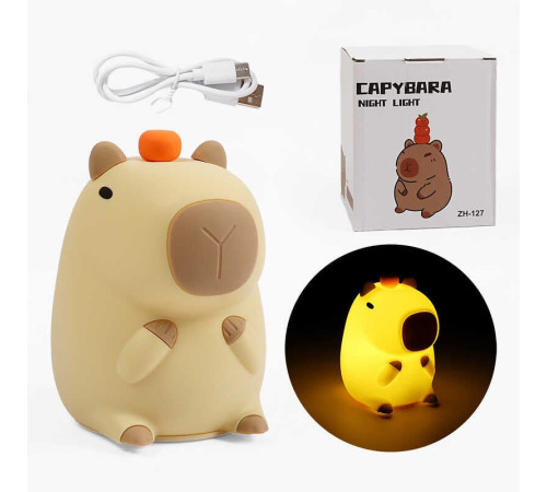 Нічник C 71574 (80) 7 кольорів підсвічування, USB Type-C, таймер, силіконовий, в коробці – в наличии! Купите сейчас у KAZKOVA