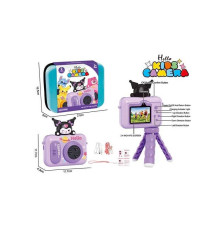 Фотоапарат EC 999-3 D (48) роз’єм Type C, слот для TF карти, фронтальна та основна камери, звуки, ігри, чохол, штатив, у валізі