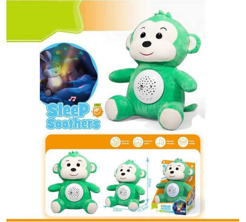 Нічник DH 16 (48/2) "Мавпочка", звуки природи, мелодії, підсвічування, регулювання гучності, в коробці