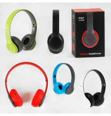 Навушники C 60910 (100) бездротові, Bluetooth, мікрофон, ВИДАЄТЬСЯ ТІЛЬКИ МІКС ВИДІВ