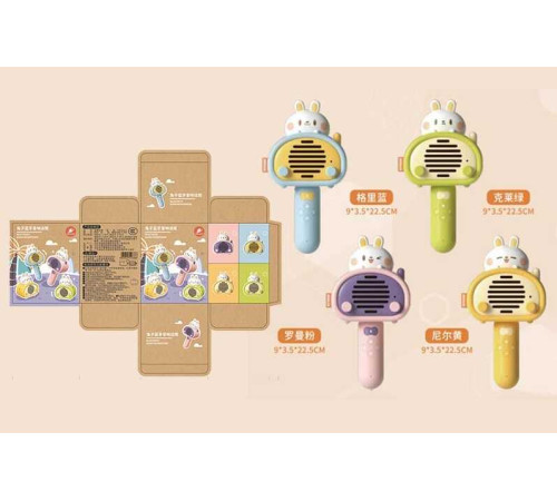 Мікрофон B 002 (60) 4 види, “Зайчик”, колонка, звукові ефекти, bluetooth, від батарейок/мережі, історії англійською, пісні, в коробці, МІКС ВИДІВ