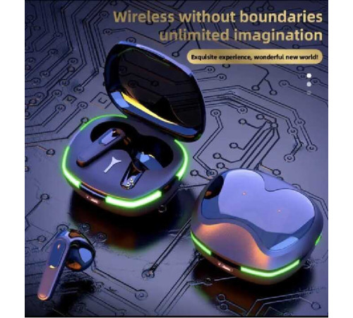 Навушники C 64883 (100) підсвічування, бездротові, Bluetooth, мікрофон, USB-дріт, в коробці