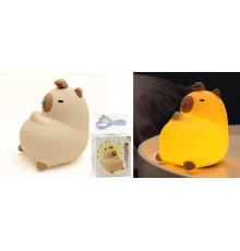 Нічник C 69802 (60) кольорове світло, 3 режими теплого світла, USB Type-C, силіконовий, в коробці