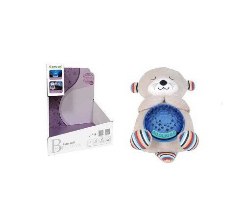 Нічник FM 666-60 (24) “Видра”, звуки, музика, проєктор, підсвічування, регулювання гучності, на батарейках, знімний музичний блок, в коробці