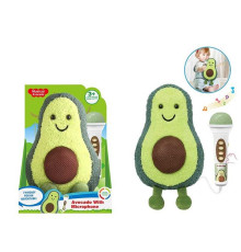 Караоке 1960 (24) “Авокадо”, м’яка іграшка, запис та відтворювання голосу, музика, регулювання гучності, на батарейках, в коробці