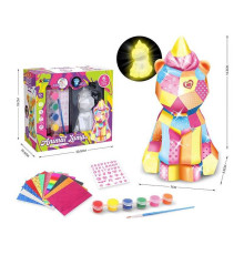 Набір для творчості "Нічник" A 8805 A-1 (72/2) "Єдиноріг", підсвічується, фарби, пензлик, наліпки, в коробці