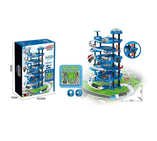Трек-парковка 660 A-324 (10/2) “Поліція”, масштаб - 1:64, автоматичний підіймач, підсвічування, звукові ефекти, металопластикові машинки, наліпки, мапа, в коробці – в наличии! Купите сейчас у KAZKOVA Трек-парковка 660 A-324 (10/2) “Поліція”, масштаб - 1:64, автоматичний підіймач, підсвічування, звукові ефекти, металопластикові машинки, наліпки, мапа, в коробці – в наличии! Купите сейчас у KAZKOVA