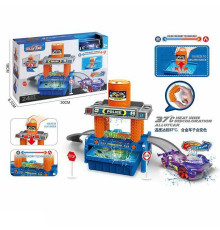 Автомийка 660 S-100 (48/2) машинка змінює колір, трек, контейнер та бак для води, аксесуари, наліпки, в коробці