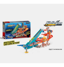 Трек 9988-61 (18/2) 3 металопластикові машинки, мийка, автоматичний підіймач, в коробці