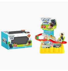 Трек 0912-6 (96/2) “Собачки”, підіймач на батарейках, музика, підсвітка, 3 фігурки, автоматичний підіймач, в коробці