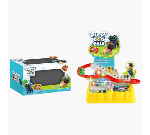 Трек 0912-6 (96/2) “Собачки”, підіймач на батарейках, музика, підсвітка, 3 фігурки, автоматичний підіймач, в коробці – в наличии! Купите сейчас у KAZKOVA