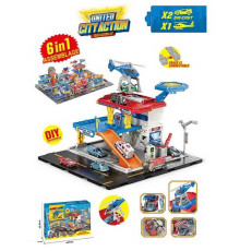 Рятувальна станція SK 6606 (18) 2 машинки, рухливі елементи, наліпки, в коробці