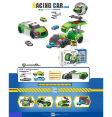 Парковка P 978 A (24) 3 машинки, гелікоптер, запускач, 2 рівні, в коробці