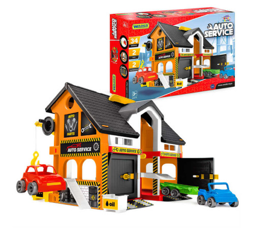 гр Будиночок "Play house" авто-сервіс 25471 (10) "WADER" в коробці – в наличии! Купите сейчас у KAZKOVA