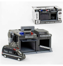 Гараж "S.W.A.T." CLM - 558 (8) рація, світло, звук, в коробці