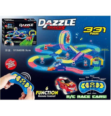 Автотрек на радіокеруванні 158 (16/2) 331 ел., довжина 656 см., 1 машинка на радіокеруванні, світло, звук, в коробці