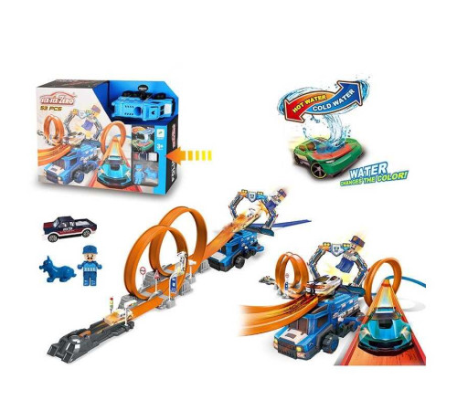 Трек 660 A 97 (24/2), металопластикова машинка, фігурка героя, наліпки, запускач, перешкоди для трюків, в коробці – в наличии! Купите сейчас у KAZKOVA