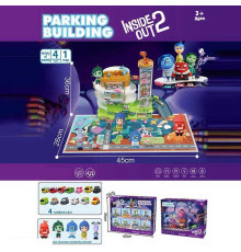 Трек 2023-34 (12) 3 рівні, 4 машинка, 2 герої, підсвічування, мелодія, автоматичний підіймач, в коробці