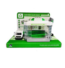 Автомийка CLM 887 (12) металопластикова машинка, підсвічування, парогенератор, звуки, рухливі елементи, мікрофон, в коробці