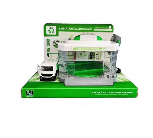 Автомийка CLM 887 (12) металопластикова машинка, підсвічування, парогенератор, звуки, рухливі елементи, мікрофон, в коробці