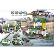 Автомийка 10 A-5 (12) світло, звук, тече вода, 3 машинки, в коробці