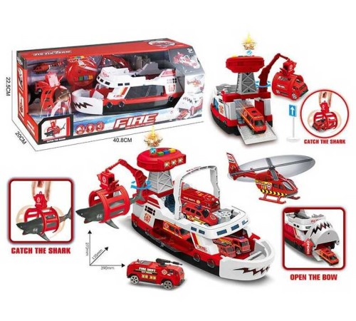 Корабель 660 S-02 (12/2) катер, акула, транспорт, світло, звук, у коробці – в наличии! Купите сейчас у KAZKOVA