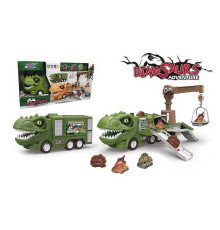 Парковка SJ 692 B-1 (24) інерційний механізм, 3 машинки, підйомний кран, 10 мелодій, звуки роботи, рик, підсвічування, наліпки, інструкція, в коробці