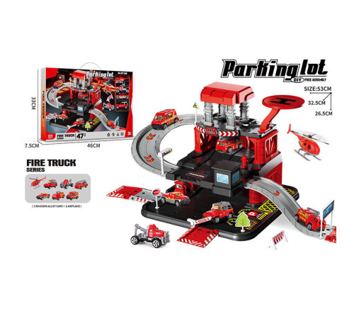 Трек 666-10 (24) 3 металопластикові машинки, гелікоптер, 3 рівні, муляжі оточення, наліпки, в коробці – в наличии! Купите сейчас у KAZKOVA Трек 666-10 (24) 3 металопластикові машинки, гелікоптер, 3 рівні, муляжі оточення, наліпки, в коробці – в наличии! Купите сейчас у KAZKOVA