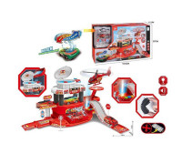 Автомийка 660 a-317 (18/2) звуки, підсвічування, металопластикова машинка, змінює колір від тепла, механічний підіймач, гелікоптер, наліпки, в коробці