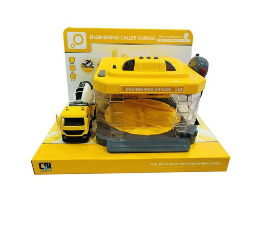 Автомийка CLM 889 (12) металопластикова машинка, підсвічування, парогенератор, звуки, рухливі елементи, мікрофон, в коробці