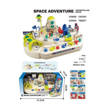 Трек JP 588-26 (9) механічний принцип роботи, 3 машинки, рухливі елементи, механічний підіймач, перешкоди руху, в коробці