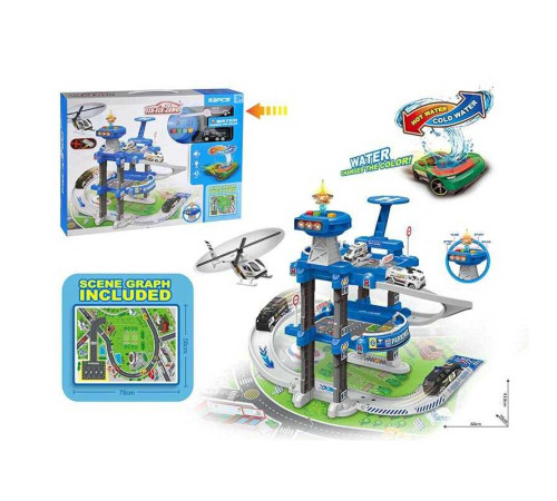 Трек 660 А-304 (18/2) 3 поверхи, 2 машинки, 1 машинка змінює колір, світло, звук, у коробці – в наличии! Купите сейчас у KAZKOVA