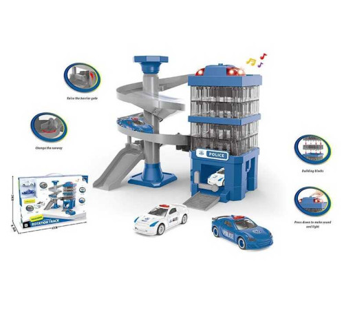 Трек СМ 559-33 (18/2) "Поліція", світло, звук, 2 машинки, в коробці – в наличии! Купите сейчас у KAZKOVA Трек СМ 559-33 (18/2) "Поліція", світло, звук, 2 машинки, в коробці – в наличии! Купите сейчас у KAZKOVA