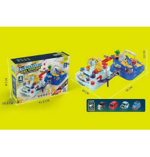 Парковка 207 A (18) 4 машинки, подвійна, підсвічування, механічний принцип керування, в коробці