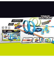 Трек JJ 171 (18) 2 машинки, інерція, 3 перешкоди, трюкові петлі, в коробці