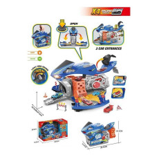 Трек SK 120 S (12) 3 рівні, 4 машинки, звуки, підсвічування, рухливі елементи, муляжі оточення, наліпки, в коробці