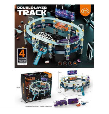 Трек T 906 A (8) звук, підсвічування, автоматичний принцип роботи, машинки, потяг, залізниця, парковка, в коробці