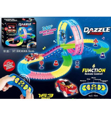 Автотрек на радіокеруванні 132 (24/2) світло, звук, довжина траси 348 см, в коробці