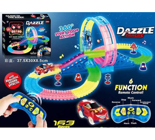 Автотрек на радіокеруванні 132 (24/2) світло, звук, довжина траси 348 см, в коробці – в наличии! Купите сейчас у KAZKOVA