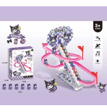 Трек 3320 (96) на батарейках, автоматичний підйомник, підсвітка, музика, герої, в коробці