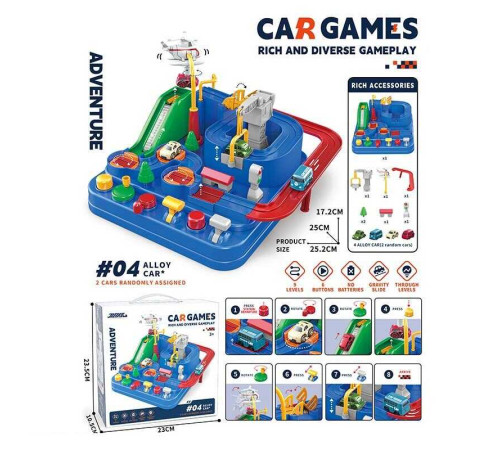 Трек JP 588-7 (36) механічний, 3 машинки, рухливі елементи, в коробці – в наличии! Купите сейчас у KAZKOVA Трек JP 588-7 (36) механічний, 3 машинки, рухливі елементи, в коробці – в наличии! Купите сейчас у KAZKOVA