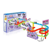 Трек 2019 A (36) на батарейках, автоматичний підйомник, підсвітка, музика, герої, в коробці