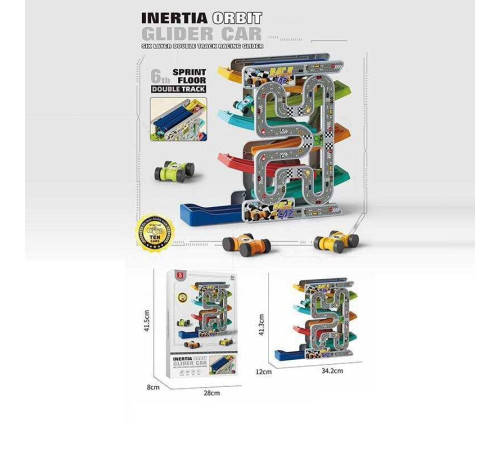 Трек 9908 (24) 6 рівнів, 10 машинок, в коробці – в наличии! Купите сейчас у KAZKOVA