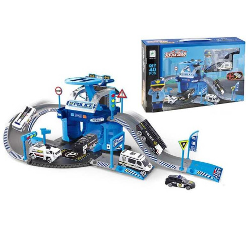 Гараж 660 А-86 (36/2) "Поліція", 40 деталей, 2 поверхи, в коробці – в наличии! Купите сейчас у KAZKOVA