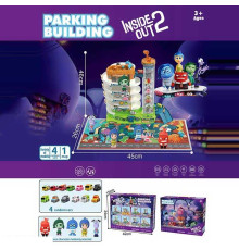 Трек 2023-31 (12) 5 рівнів, 4 машинка, 2 герої, підсвічування, мелодія, автоматичний підіймач, в коробці